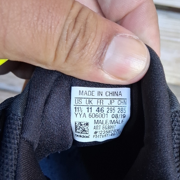 adidas Men's Black with Coral & Yellow UltraBoost All Terrain Athletic Shoes - Picture 15 of 15